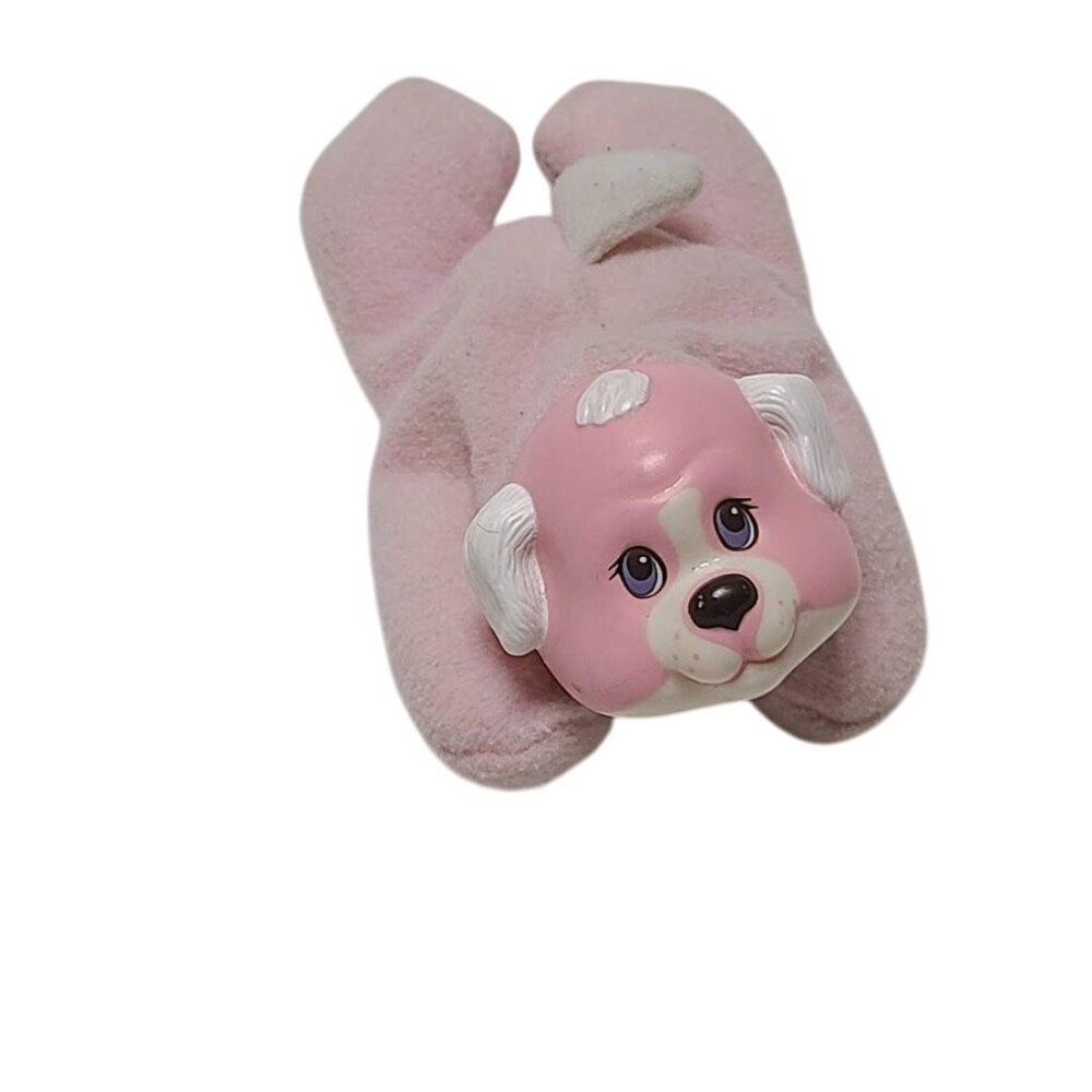 Vintage 1991 Hasbro Puppy Surprise Baby Pink Plush Stuffed Dog 4.5" Replacement